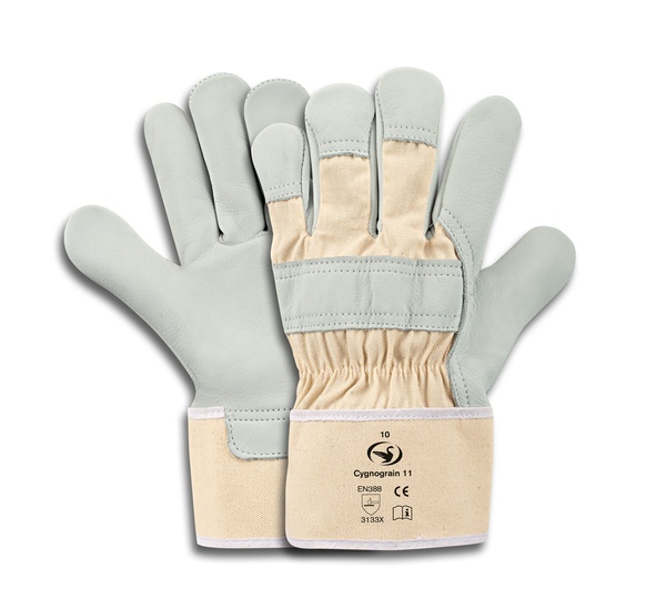 Lederhandschuh Narbenleder Cygnograin 11  Front